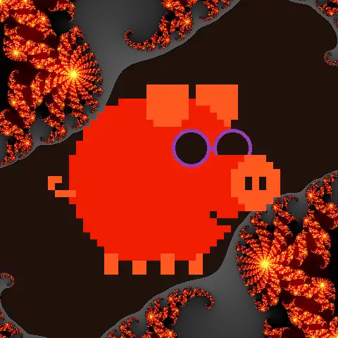 Swin The Piggy by Rosi Ringel Ordinals on Ordinal Hub | #146517
